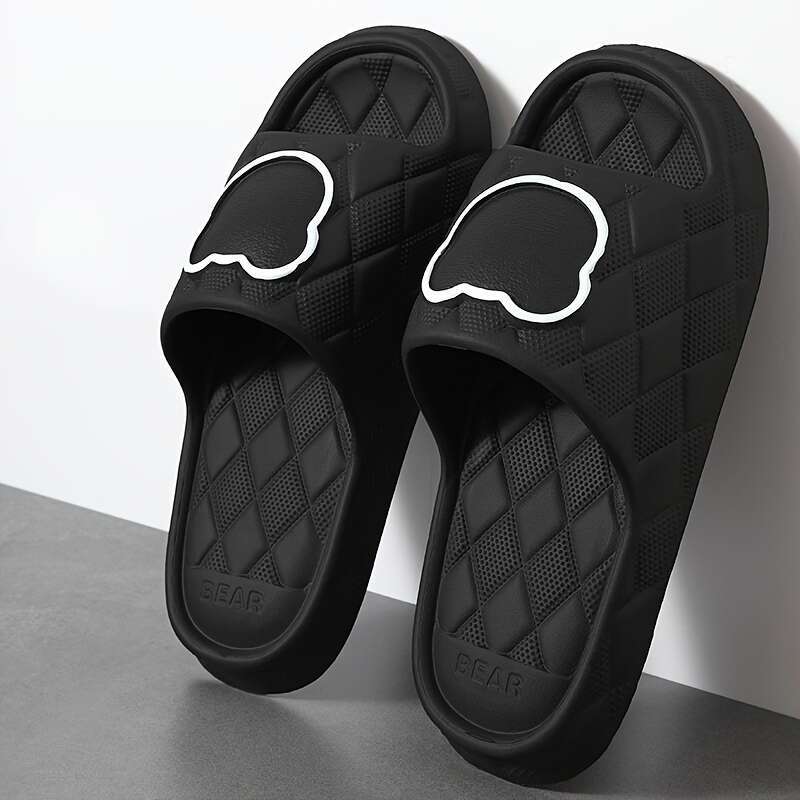 Men's slipper designer sandals Summer Slides Soft Sandals Fashion Home Bear Cartoon Flip Woman Man Bathroom Shoes