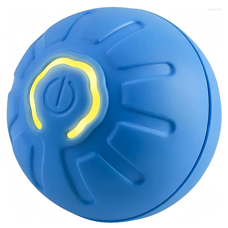Update Pet Ball For Dogs Interactive Dog Toy Durable Automatic Rolling With Led Flash Lights Small Large Breed