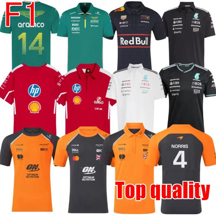 2025 Formula 1 F1 Racing Aston Martin Jerseys Sets Carlos Sainz Charles Leclerc Set Up Mclaren t-shirt 25 26 Top quality Summer Car Logo Motorsport Team Jersey Shirts
