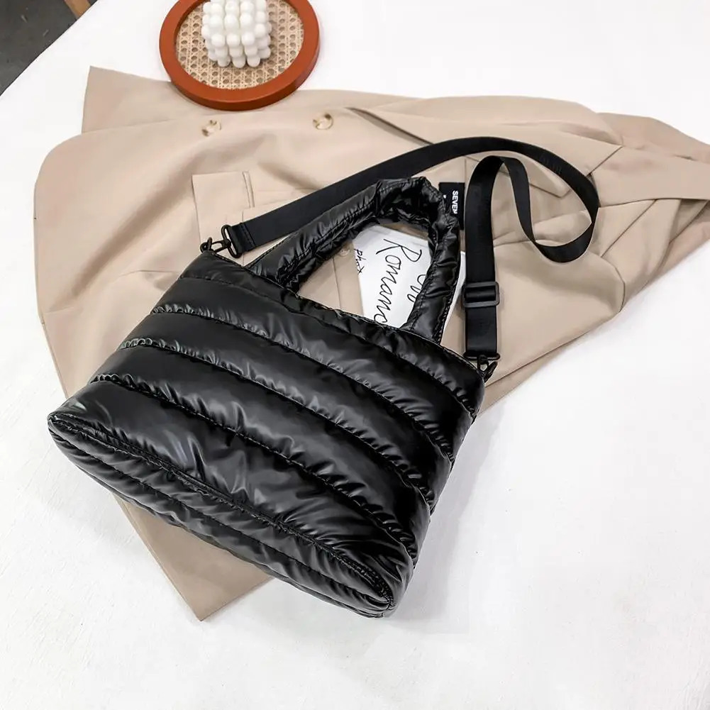 Vintage Nylon Handbag Women Solid Color Embroidery Thread Top-Handle Handbag Ladies Purse for Outdoor Travel 251110