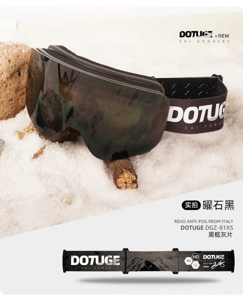 DOTUGE Ski Goggles Magnetic Polarized Anti Fog for Adults Outdoor Mountaineering Cycling K251110