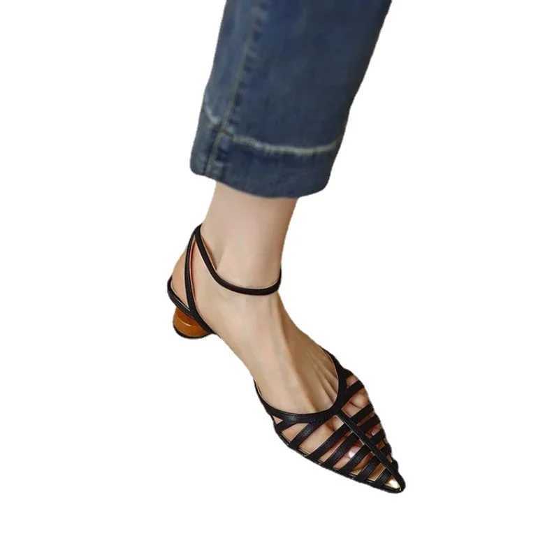 Pointed Toe Shoes Womens High Heels 2022 Fi High Heels High Heels Summer Party Office Womens Sandals Zapatos MujerXJ250410