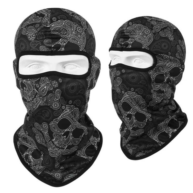 Motorcycle Headgear Cap Men Balaclava Multi-function Skull Face Mask MTB Bicycle Full Face Cover Shield Sunscreen Women Headwear S251110