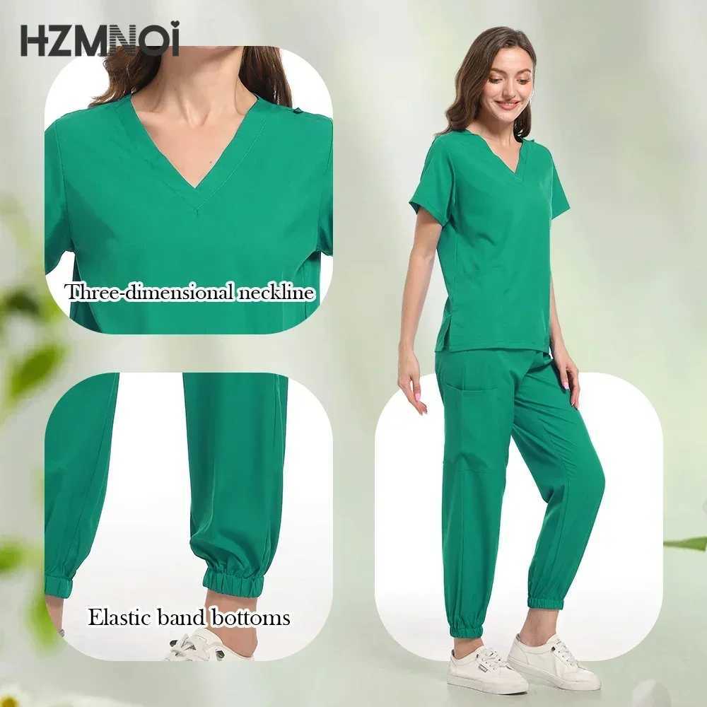 New Surgical Uniforms Woman Work Suit Medical Scrub Set Doctor Nurse Clinical Clothes Hospital Accessories High-quty Workwear X250410