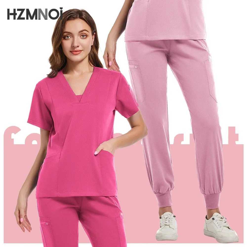 Surgical Uniform Woman Medical Nurse Scrub Set Beauty Sn Workwear Clinical Doctor Work Clothes Nursing Accessories Tunic Suit X250410