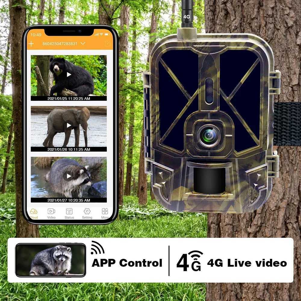 4G tracking camera 4K 36MP application control 8000MA lithium battery hunting camera night vision wildlife reconnaissance X2504113
