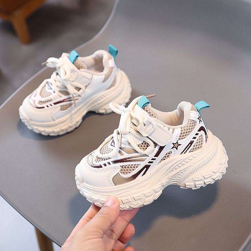 Boy Girl Basketball Shoes Toddler with Non Slip Wear-resistant Lightweight Spring Autumn Kidszworld Outdoor Kid Sport Shoes Size 21 - 30 K0205