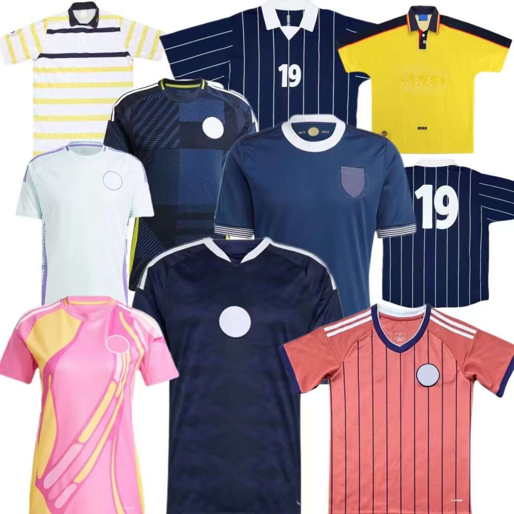 Scotland football jersey 2025 2026 ROBERTSON McTominay McGREGOR SHANKLAND MCGREGOR Homemaillot de Foot men kids kits unifrom pink WOMEN 150TH football shirt