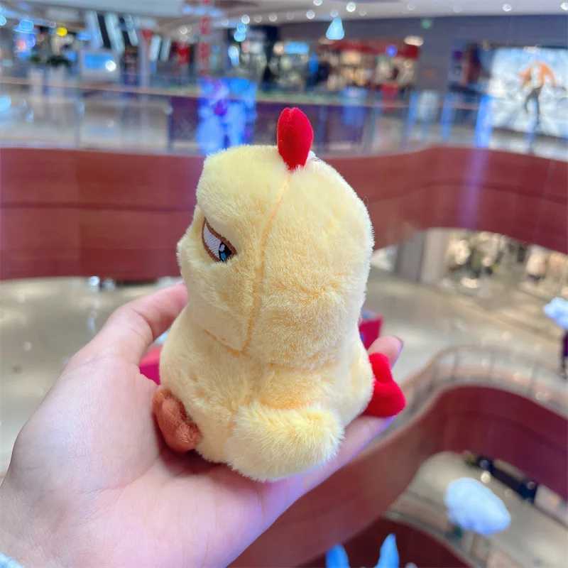 Cute Angry Chicken Plush Doll Pendant Keychain School Luggage Pendant Decorative Toy Wholesale Women Men Car Keyring W250411