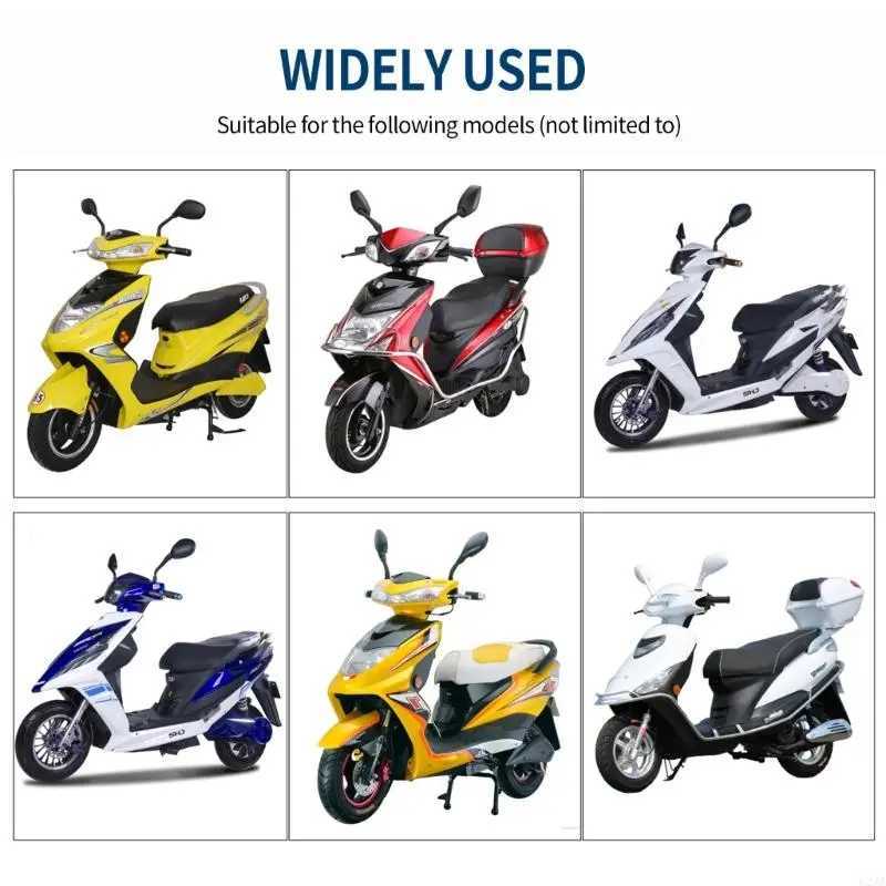 U2JA Motorcycle Handlebar Gloves Muff for Cold Weather Riding Mittens Windproof E-Bike Handguards Hand Protectors Covers 2pcs S25118