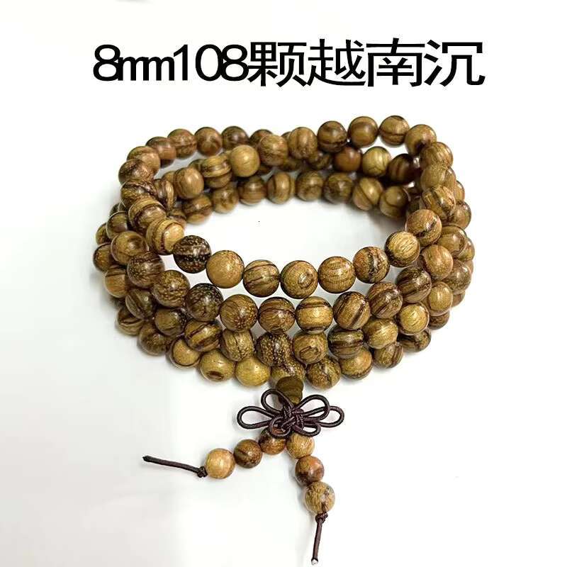 Blues 108 Maratha Tibetan Buddhist meditation, wooden Islamic Muslim prayer beads, men's and women's jewelry