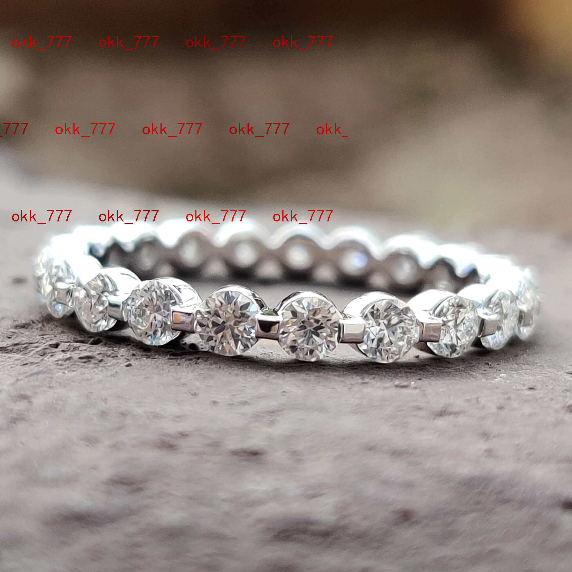 Wholesale Band Wedding Rings Fine Jewelry Women VVS Eternity Moissanite Diamond 925 Silver 18K Gold Ring for Man Women