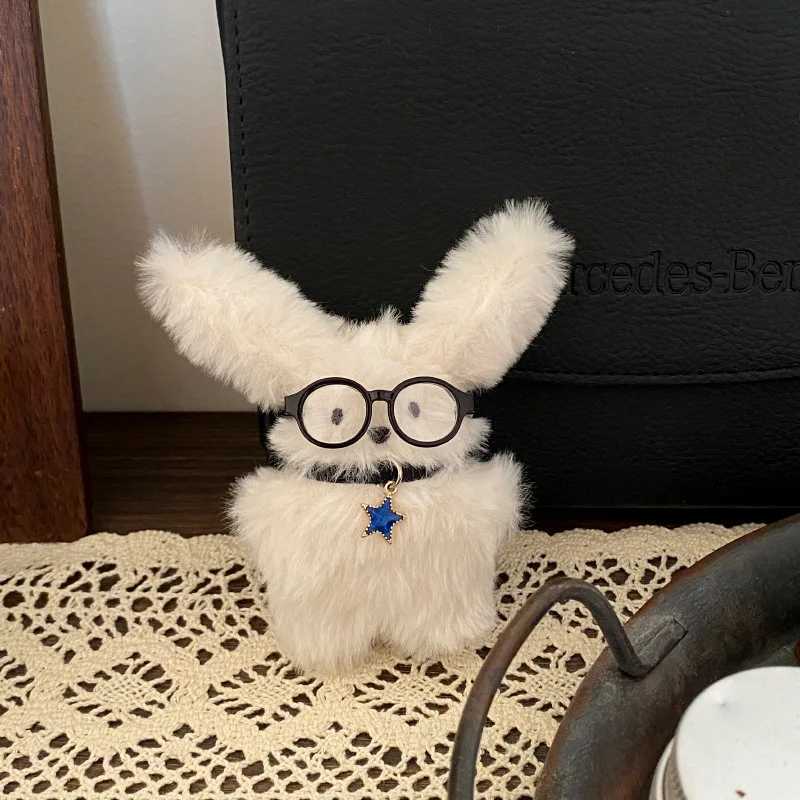 IFYOUOO Cute Plush Rabbit Doll Keychain Ring Womens Bag Charm Accessories Toy Car Key Party Gift Pavilion Gift W250411