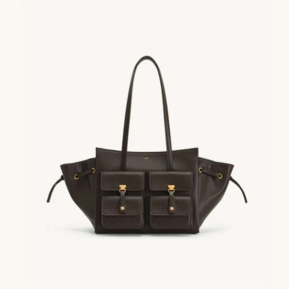2025 Pocket HandbagMotorcycle Tote Female Large Capacity Commuter Single Shoulder Underarm Bag