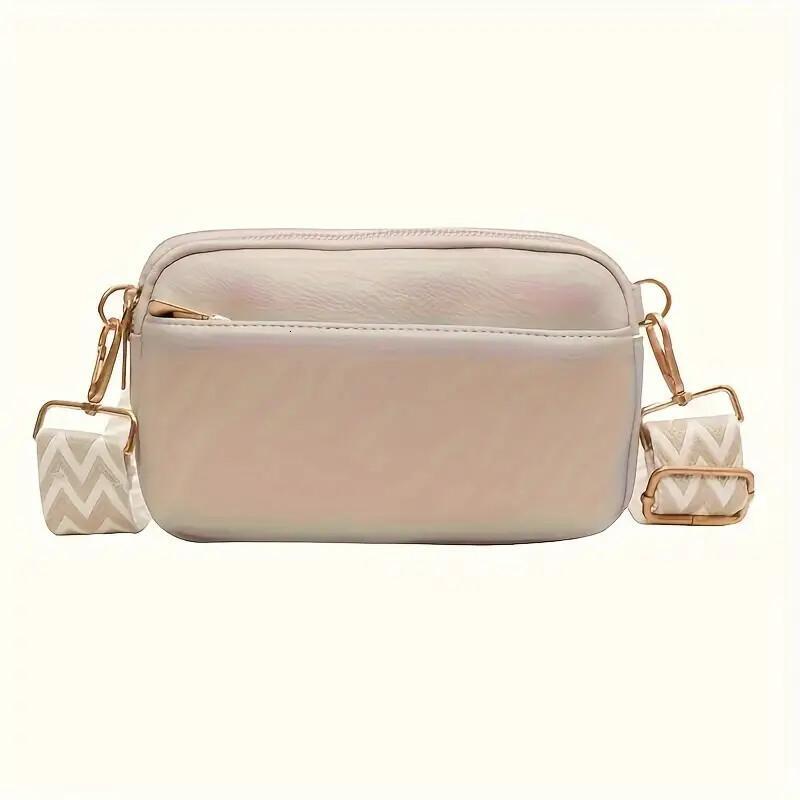 FL- Fashion Puzzle Triple Zip Small Crossbody Bag Lady Bag Woman Oblique Straddle Bag,Shoulder Bag