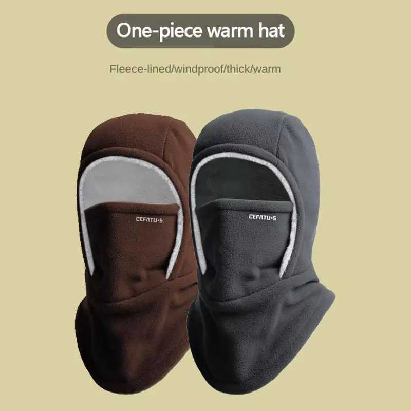 Outdoor Riding Face Mask Covers Winter Warm Mask Thickned Windproof Pullover Hats Convenient Outdoor Cycling Face Scarf S251110