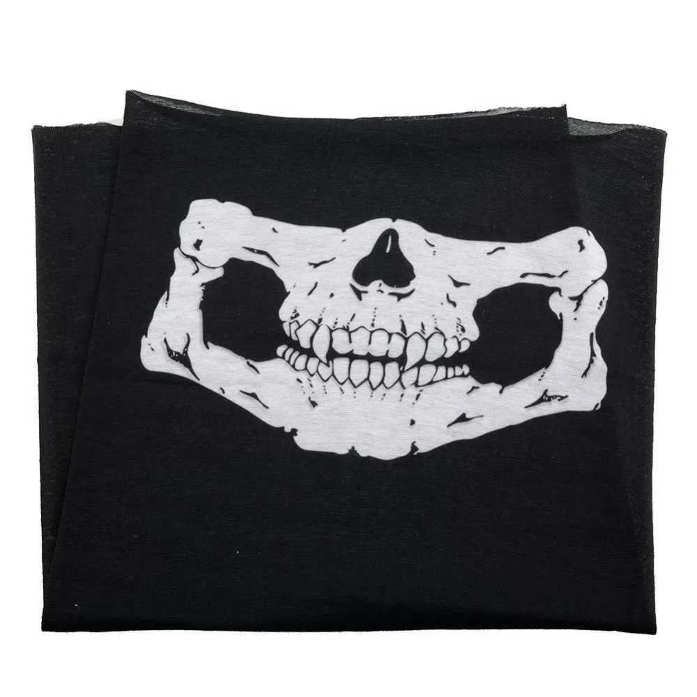 outdoor Motorcycle Cool Skull Bike Scarf Mask Bandana Motor Bike Sport Scarf Neck Warmer motorbike scarfWinter Halloween S251110