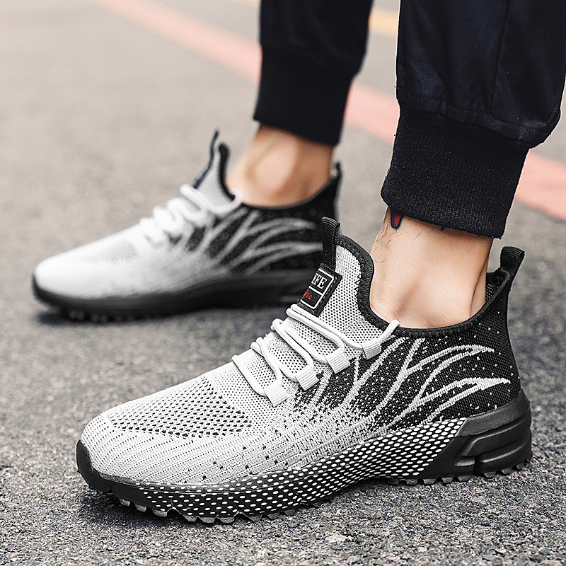 Free shipping designer sport shoe plus size men black comfortable breathable wear-resisting outdoor casual shoe classics