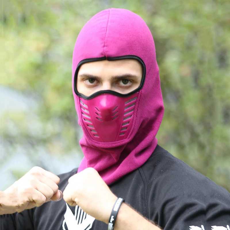 Summer Winter Warm Fleece Motorcycle Face Mask Anti-dust Windproof Full Face Cover breathable Hat Neck Helmet Mask Balaclavas S251110