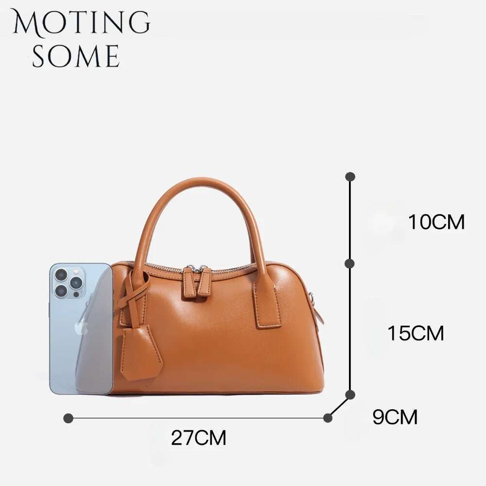 Motingsome Boston Designer Bags Woman Handbag Shoulder Mini Tote Crossbody Messenger Shell Satcheles 2025 New Lady