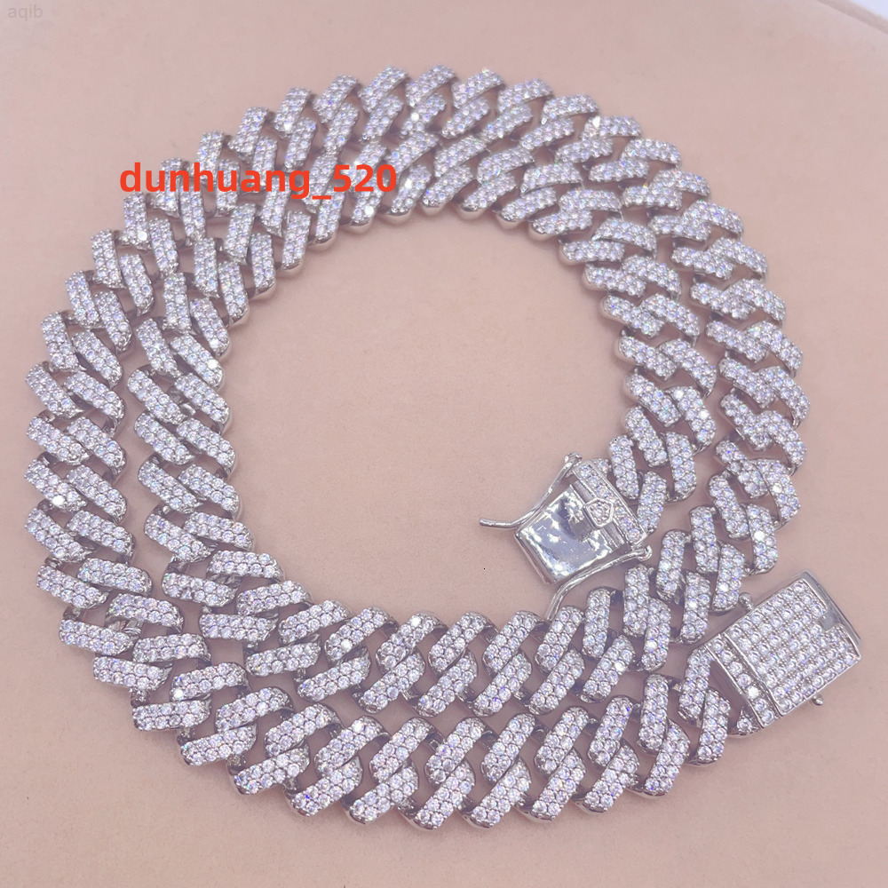 Hip Hop Jewelry Buss Down Brass Aaaaa Cz Cuban Link Chain Customized Iced Out Necklace Cuban Chain