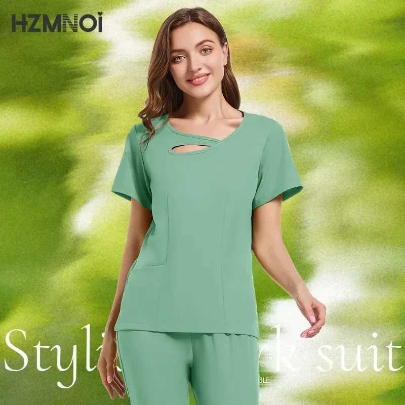 Medical Tops Pant Women Scrubs Uniforms Hospital Doctors Scrub Sets Nurses Accessories Dental Clinic Beauty Sn Workwear Suit X2504101