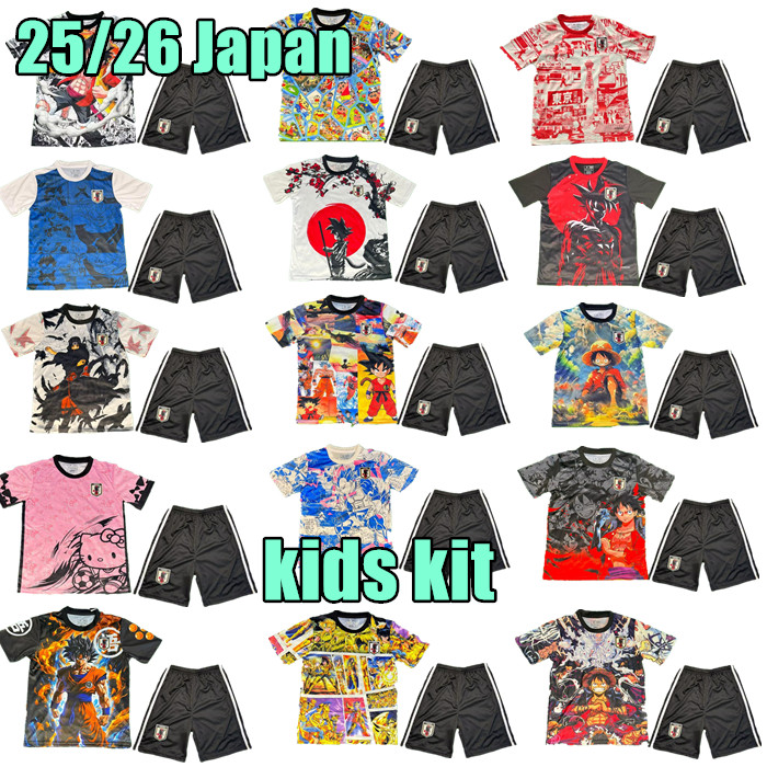2025 Japan Soccer Jerseys kids kit World Cup MINAMINO TOMIYASU TSUBASA Mitoma Maeda maillot japon Football Shirt KYOGO Asano Ito SHIBASAKI KUBO KAMADA kids jersey