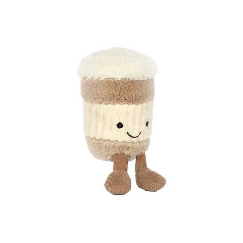 Hot Cute Plush Milk Tea Cup Keychain Cute Fluffy Beverage Keychain Bag Accessories Backpack Toy Doll Childrens Birthday Gift W250411