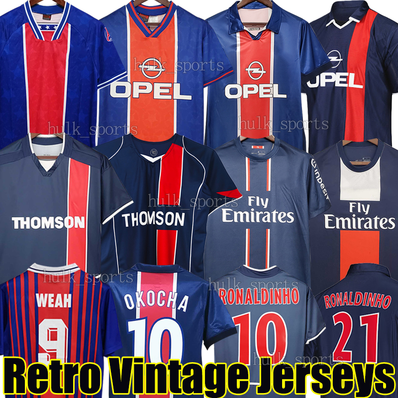 OKOCHA Retro Soccer Jerseys 93 94 95 96 LEROY ADAILTON 98 99 00 01 02 03 12 13 14 90 92 classic RAI ANELKA Ibrahimovic RONALDINHO SIMONE men kids kids sets football shirts