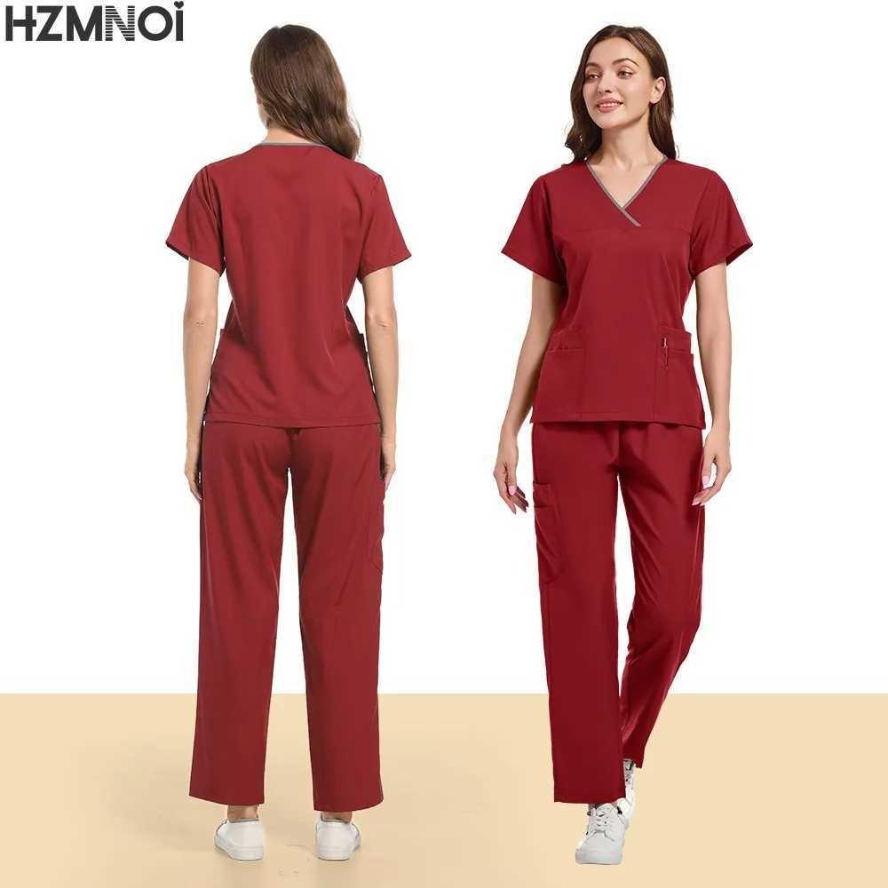 Unisex Medical Uniforms Hospital Surgical Uniforms Nurse Scrubs Jumpsuit Nursing Accessories Dental Clinic Beauty Sn Workwear X250410