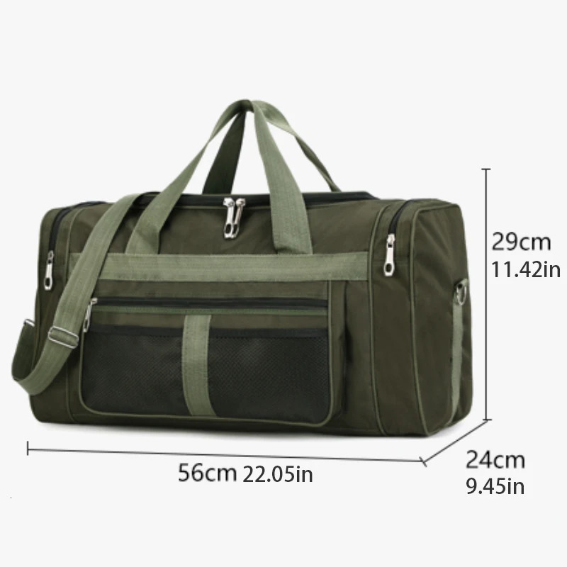1 large capacity luggage storage bag portable travel handbag shoulder or crossbody fitness bag 251110