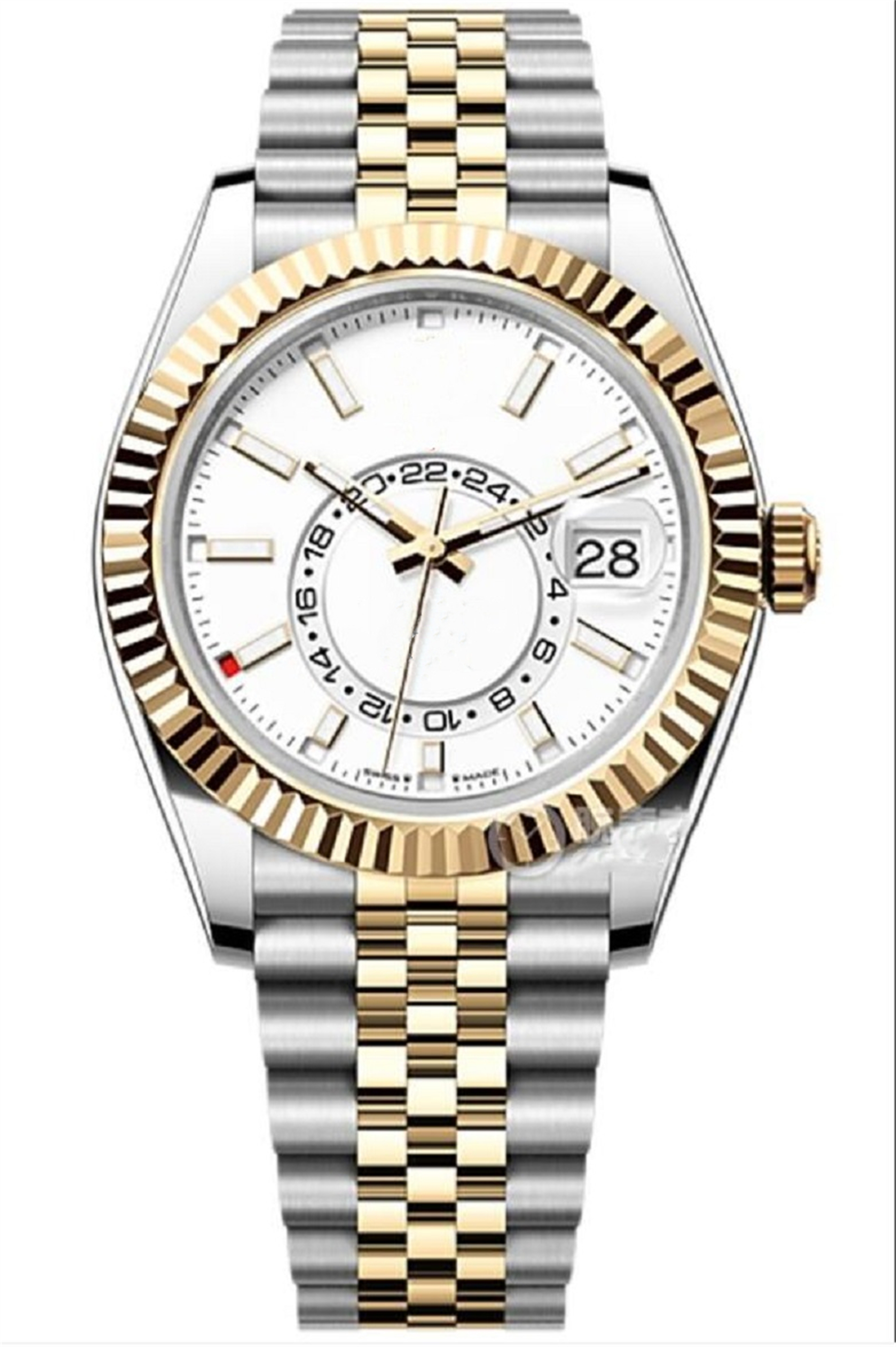 Luxury designer mens womens SKY DWELLER watches automatic mechanical movement WATCH stainless steel strap luminous gifts Wristwatches montre #2001
