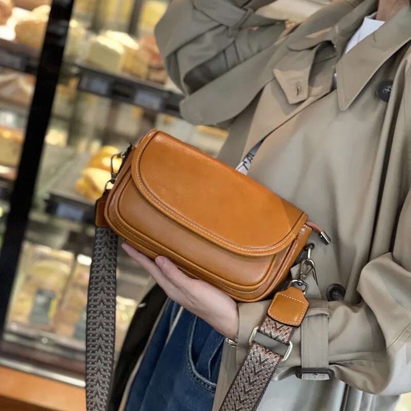 Women's Crossbody With High Quality Cow Small Phone Bag Ladies Versatile Genuine Leather Casual Shoulder Handbags
