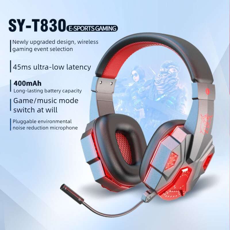 Famous Brand Over Ear For Computer Gaming Laptop Light Up Wireless Bluetooth Headphones