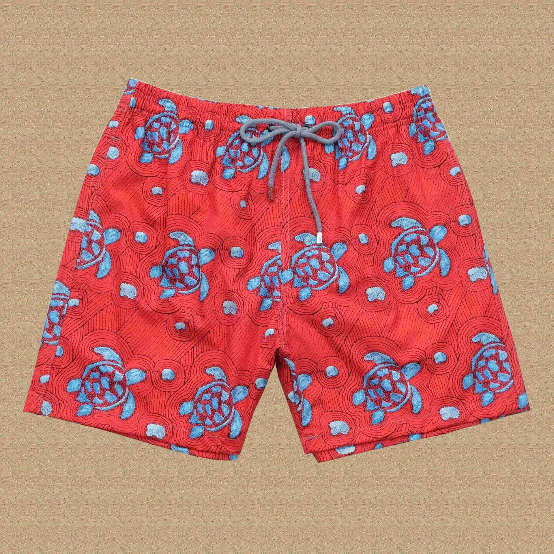 Summer Bermuda Masculina Mens Sea Turtle Brand Beach Surfing Sports Tight Pants Fast Drying Loose Wearing Mens Swimsuit X250410