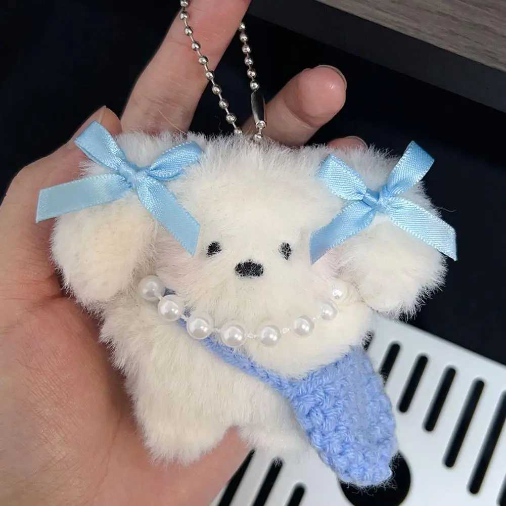 Kawaii Pilot Pochacco Plush Keychain Style Bag Hanging Plush Doll School Bag Pendant Childrens Gift W250411