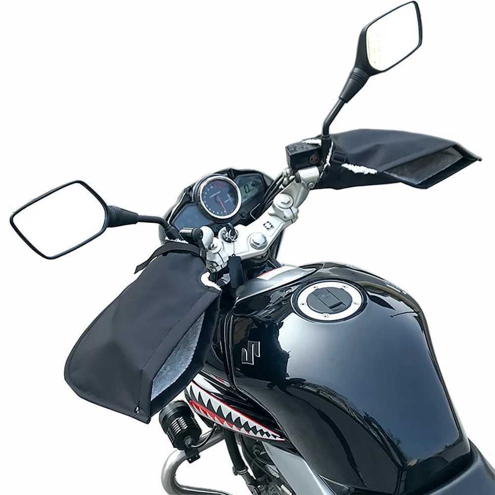 Winter Motorcycles Handlebar Gloves 32x27x25cm Windproof Waterproof Motorbike Scooter Handlebar Grip Cover Accessories S25118