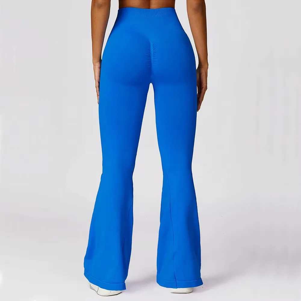Seamless Flare Legging Yoga Pants for Women High Waist and Wide Leg Pants for Women Gym Fitness Exercise Flared PantsW250411