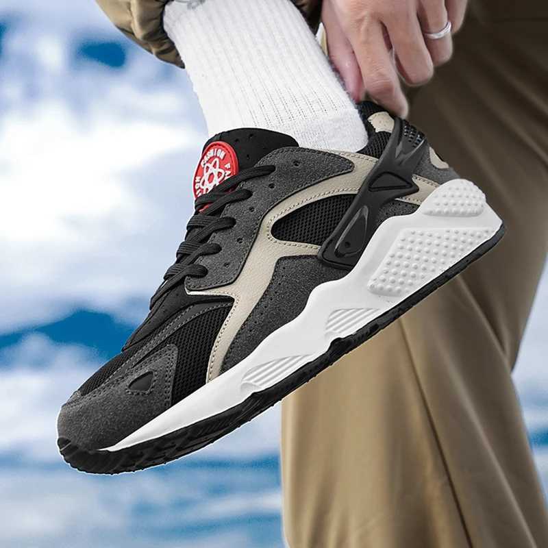 Mens sports shoes mens casual shoes running shoes anti slip tennis shoes breathable outdoor fashion sports shoes M250411