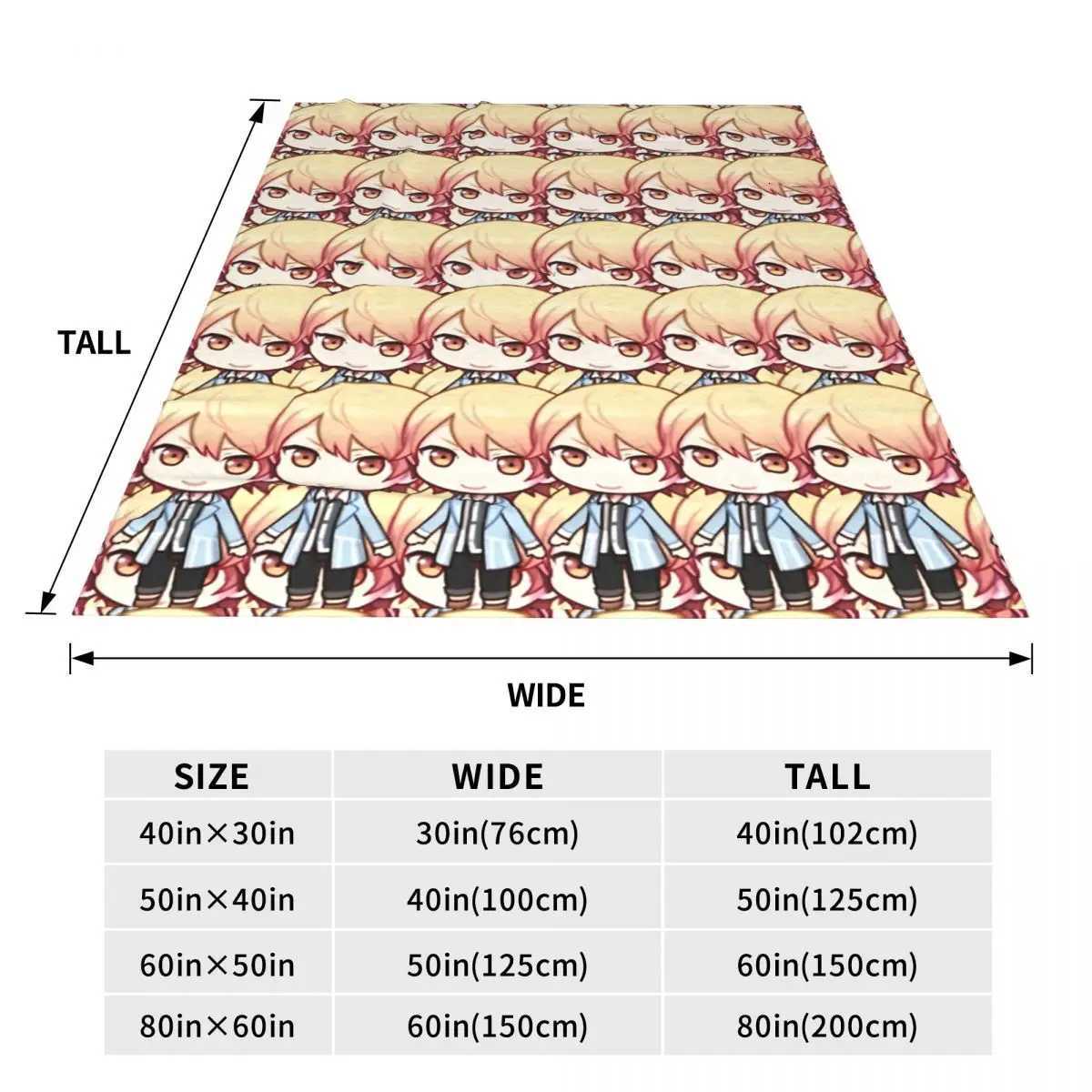 Tsukasa Tenma A Lot Blankets Fuzzy Vintage Warm Throw Blanket for Bedspread All Season C251111