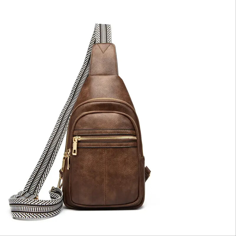FL- Small Sling Bag for Women Men Crossbody Bags Trendy Bakpack Fanny Packs Chest Bag for Travel