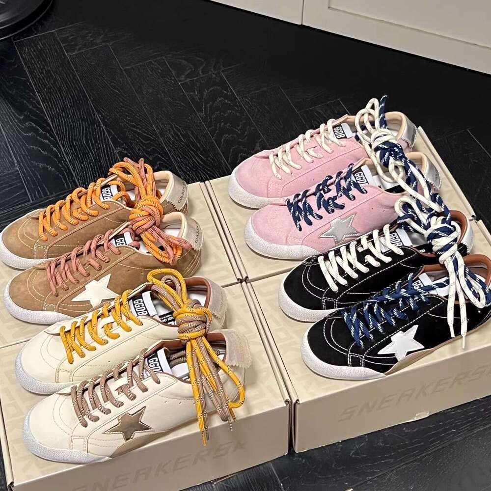 Star White for Women 2025 distress Vintage Sneakers Designer Shoe Casual Training Shoes Trendy