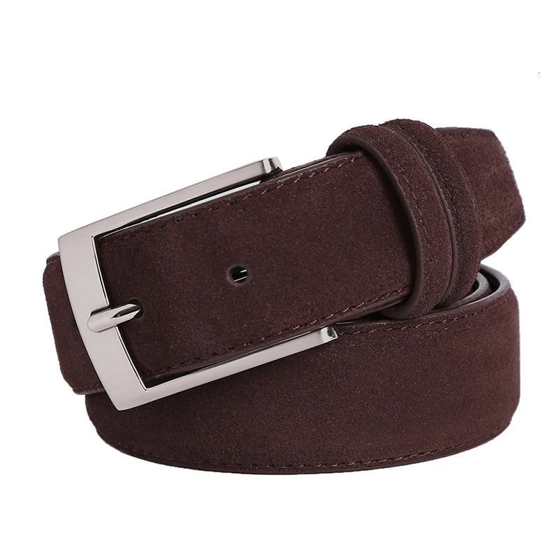 Style Fashion Welour Genuine Leather Belt For Jeans Leather Belt Men Mens Belts Suede Belt Straps 251110