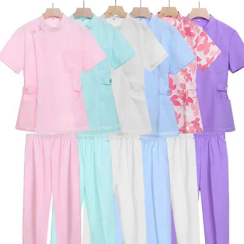 Medical Pet Hospital Nurse Uniform Scrubs Set Dental Doctor Overalls Laboratory Coat Spa Uniform Medical Surgery Uniform X250410