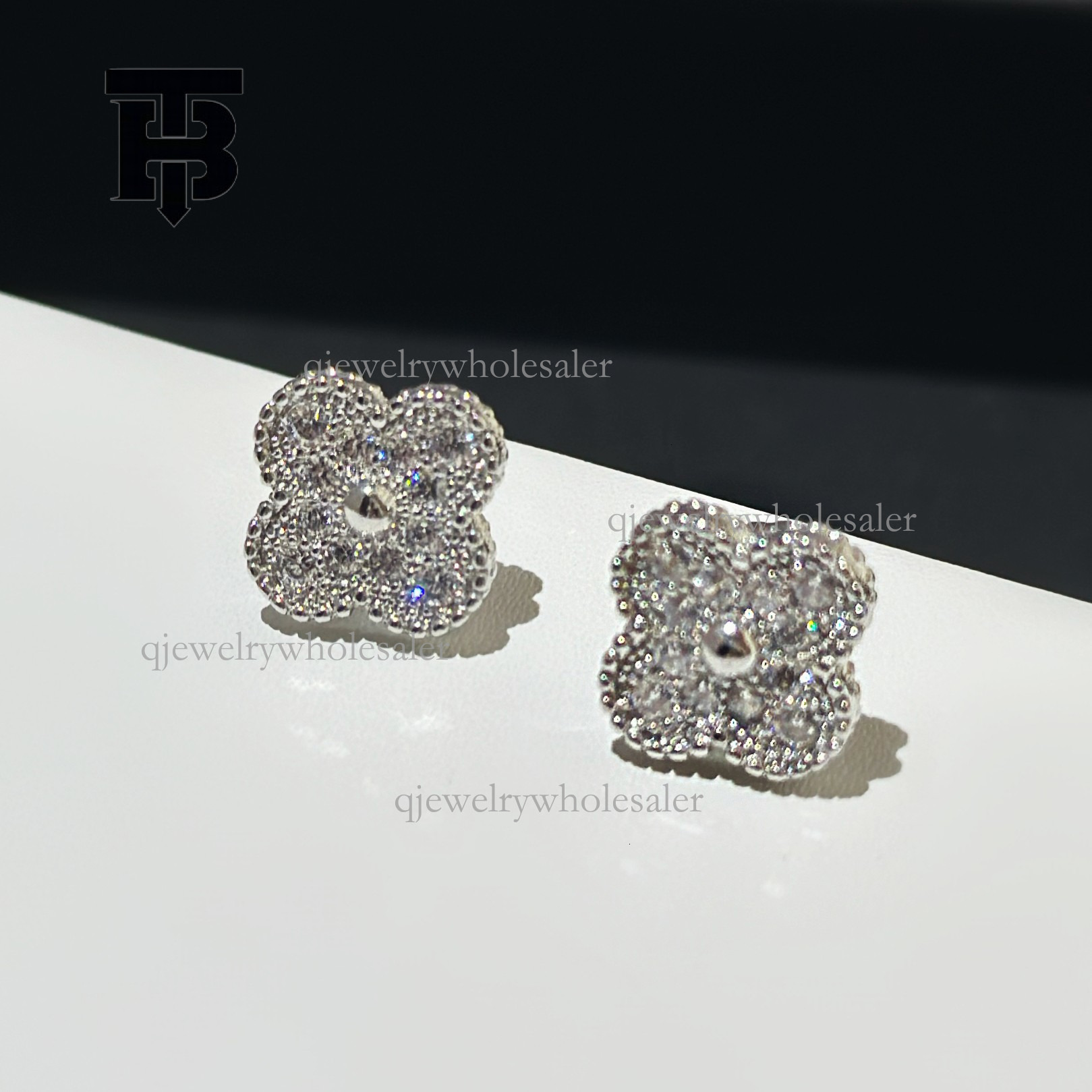 TB BHULAMTE Designer Fashion Shell Silver Needle Earrings European And American High End Luxury Korean Style Earrings Women's Jewelry Trendy Temp