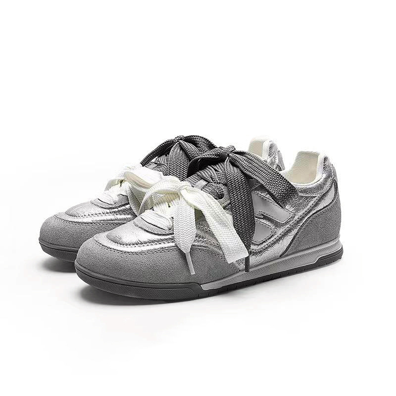 designer shoes 2025 Women's double-laced German training shoes super popular leisure shoes with a retro style for early spring