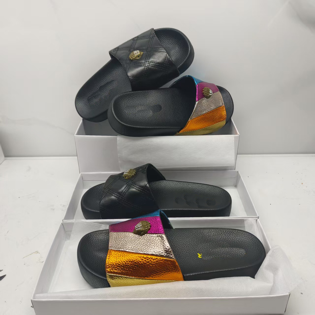 Sandals Brand Design Summer Thick-soled Casual Women Versatile Comfortable Open-toed Beach Shoes Solid Colorful Platform