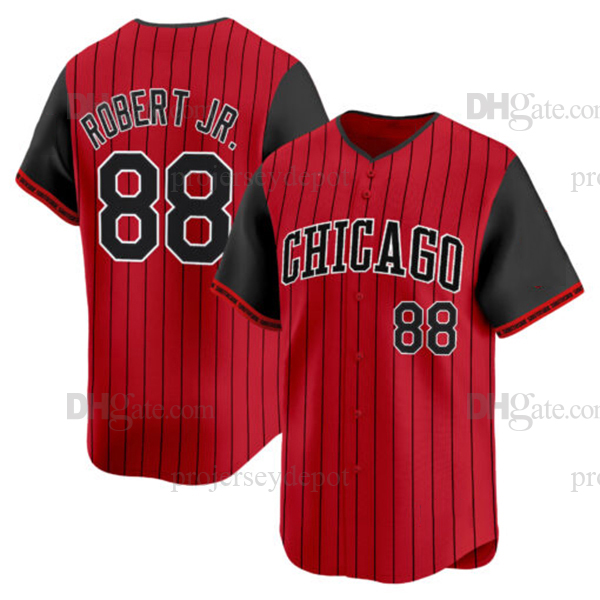 Robert Jr. 2025 City Connect Baseball Jersey Benintendi Jackson Konerko Vargas Vaughn Thomas Custom Baseball Jerseys Mens Womens Youth