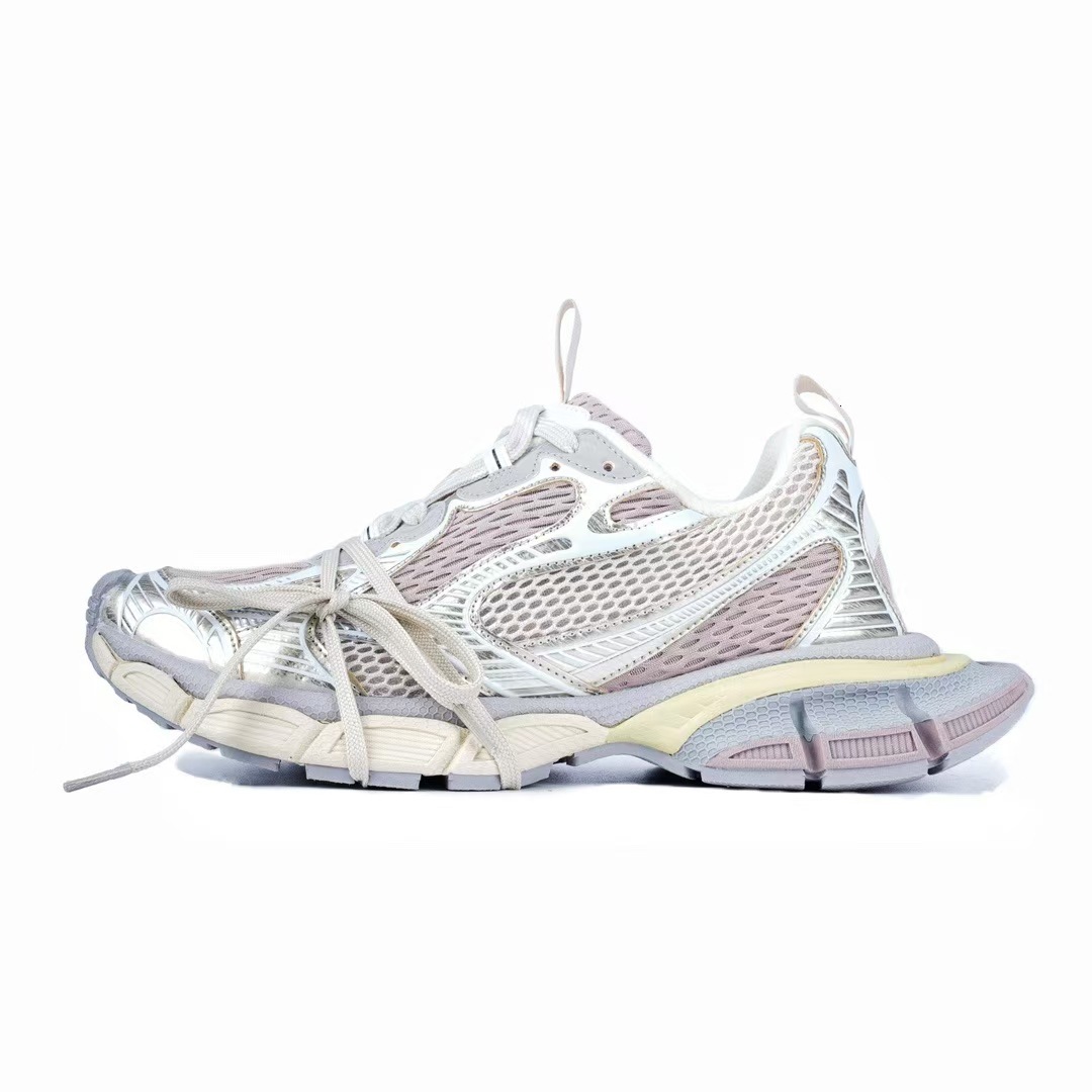 Retro style luxury shoes casual shoes colorful distressed thick sole height increasing designer shoes mesh sports shoes new winter casual versatile sh