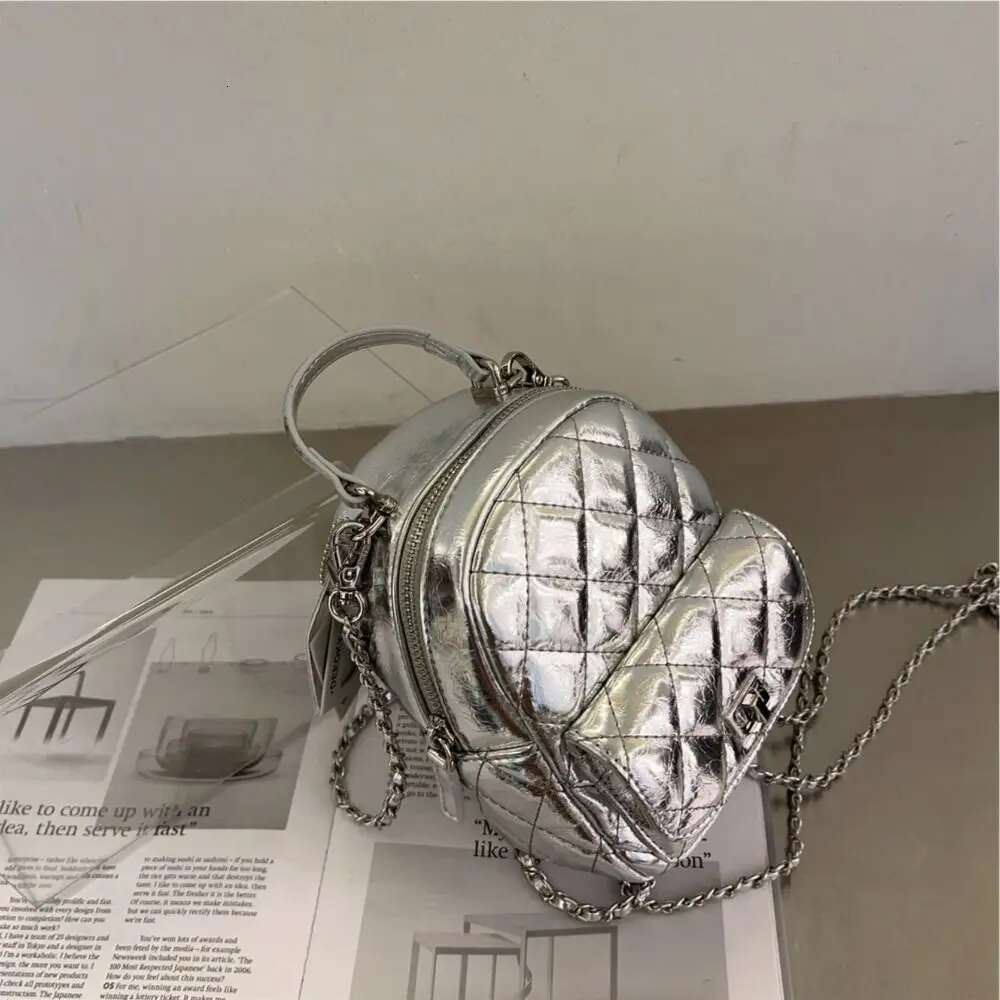 2025 New Fashionable Multi functional Chain Backpack Leather PU Handbag Shoulder Bow Element Argyle Retro Backpack